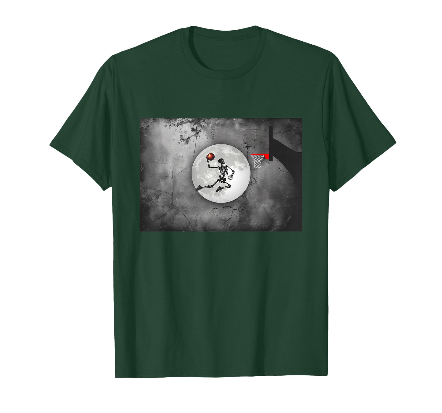 Skeleton Basketball T-Shirt