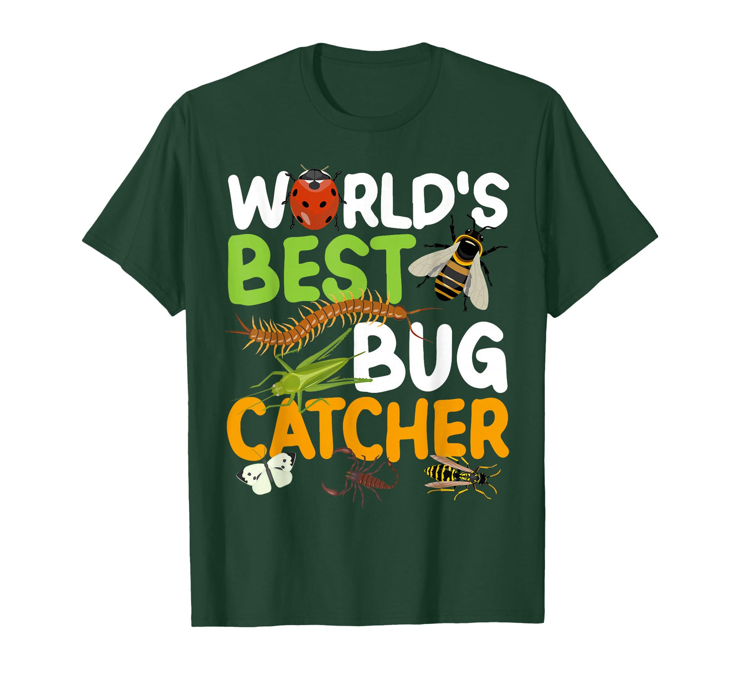 World's Best Bug Catcher Entomology Insect Catching T-Shirt