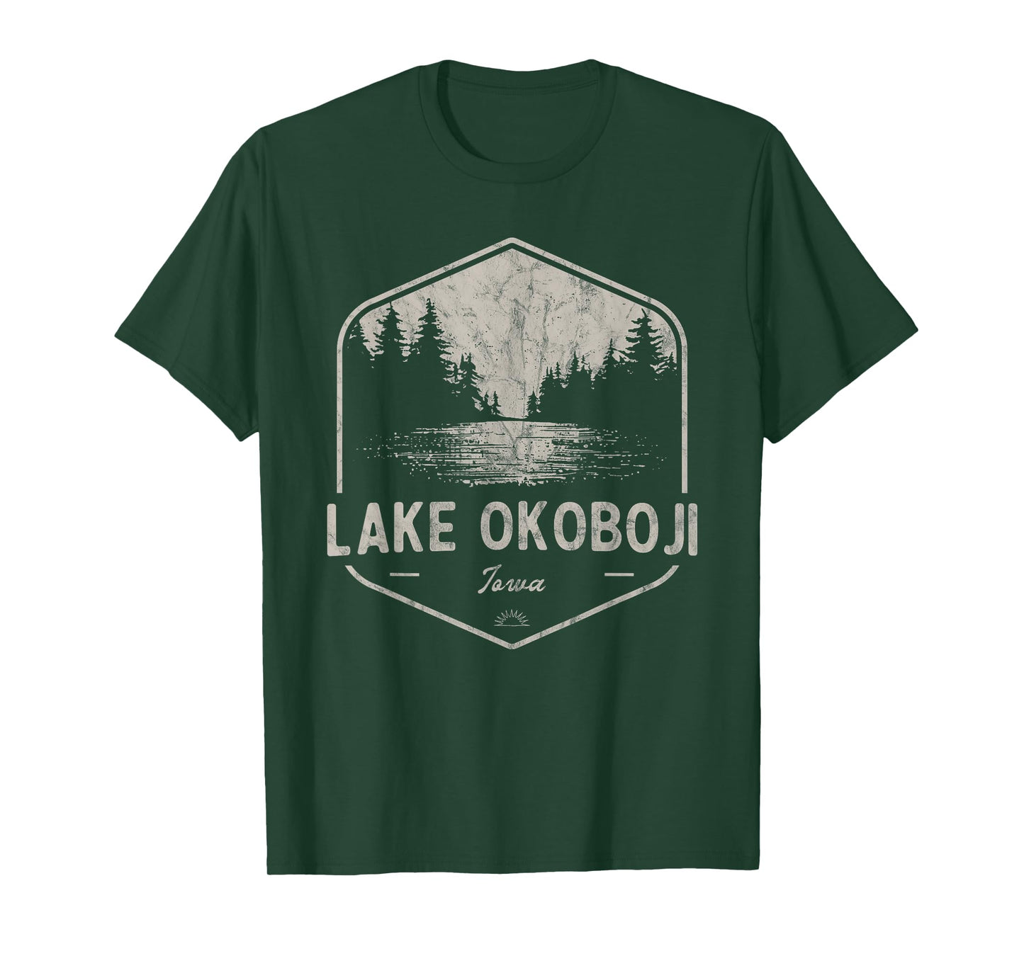 Lake Okoboji Iowa Outdoors Vintage T-Shirt