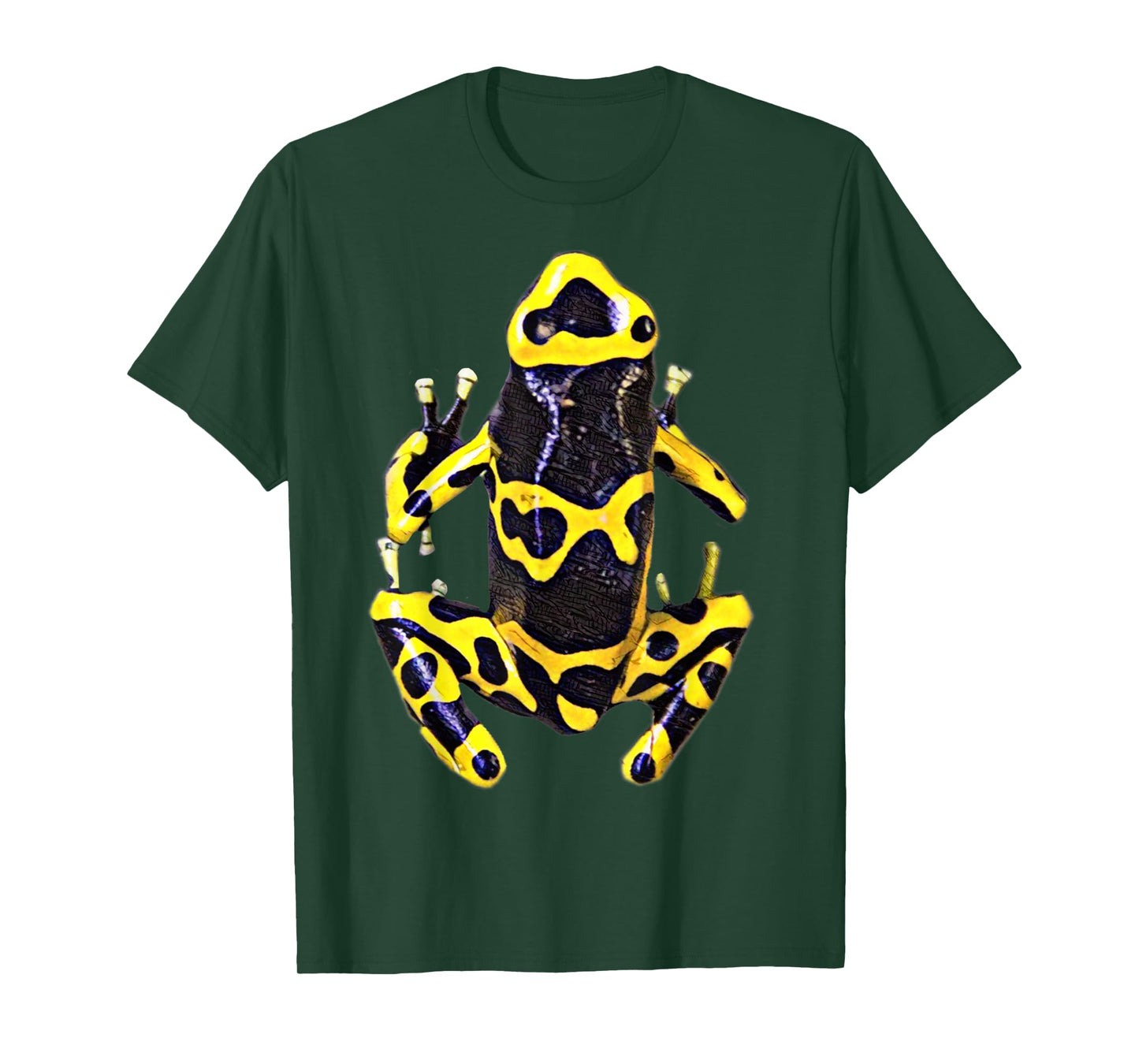 Yellow Poison Arrow Frog Designs Poison Dart Arrow Frog T-Shirt