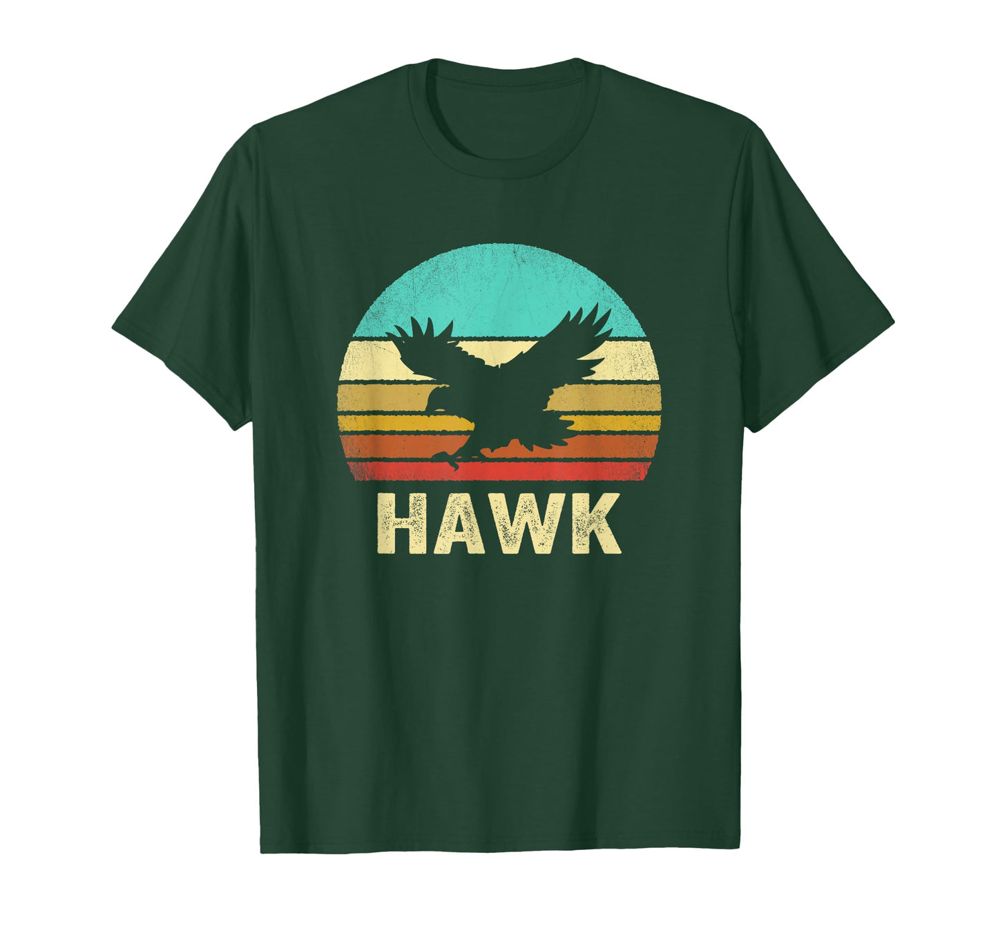 Vintage Hawk Shirt Sunset T-Shirt