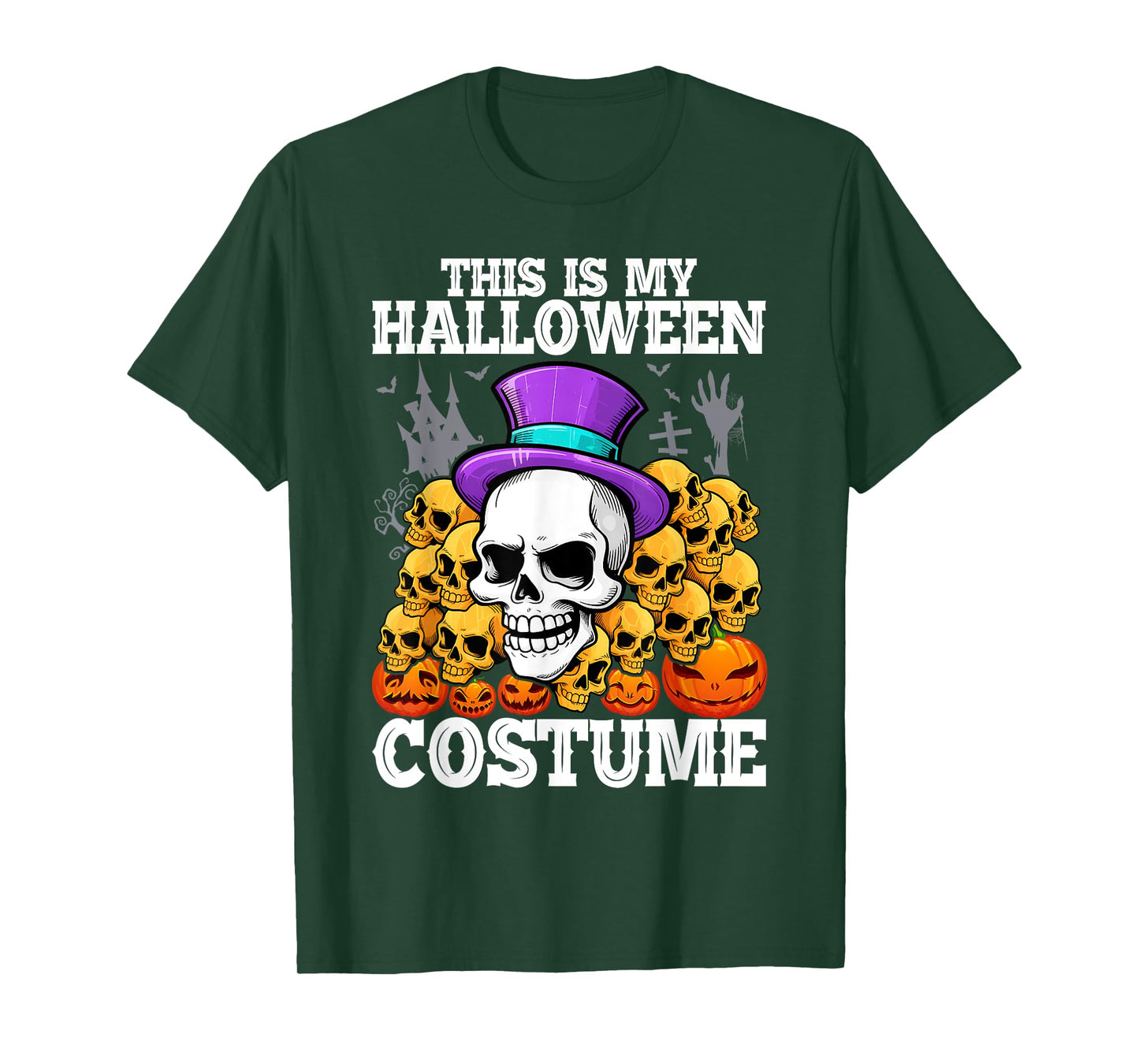 This is My Halloween Costume Skeleton Funny T-Shirt