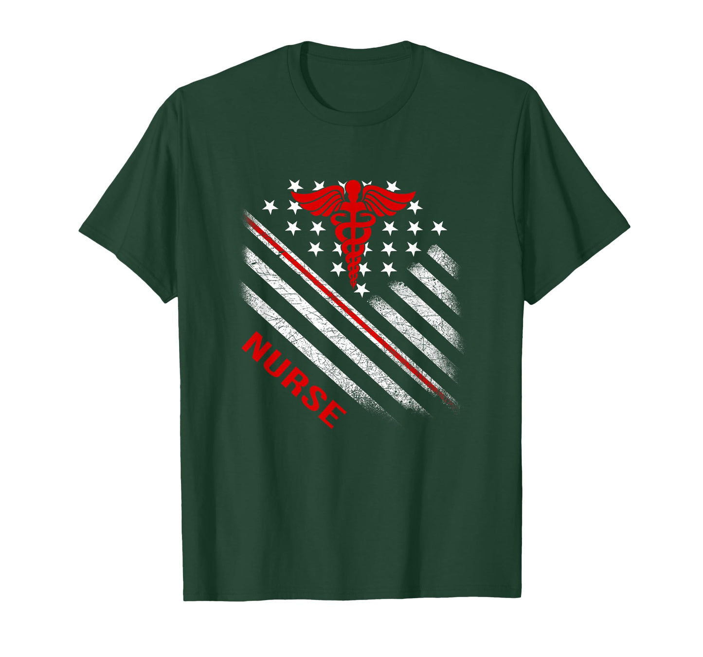 American Flag Patriotic Nurse Nurses Nursing Student T-Shirt