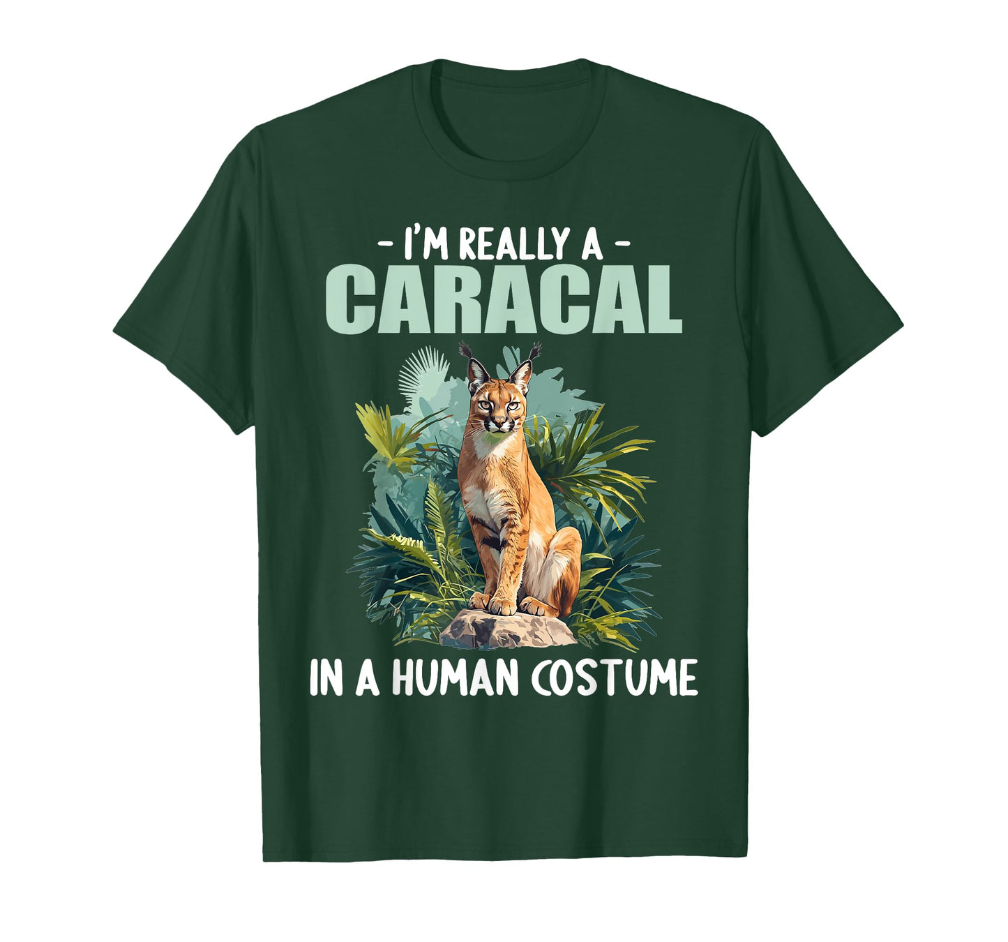 Caracals Caracal T-Shirt, Small, Black