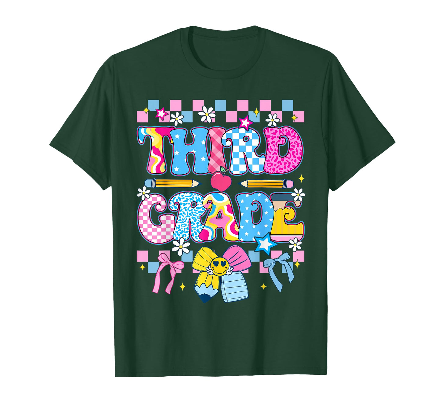3rd Grade For Boys Girls Teacher Third Grade Back to School T-Shirt