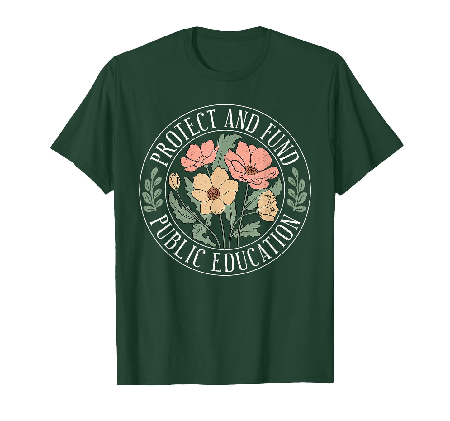 Protect And Fund Public Education Public Teachers Schools T-Shirt