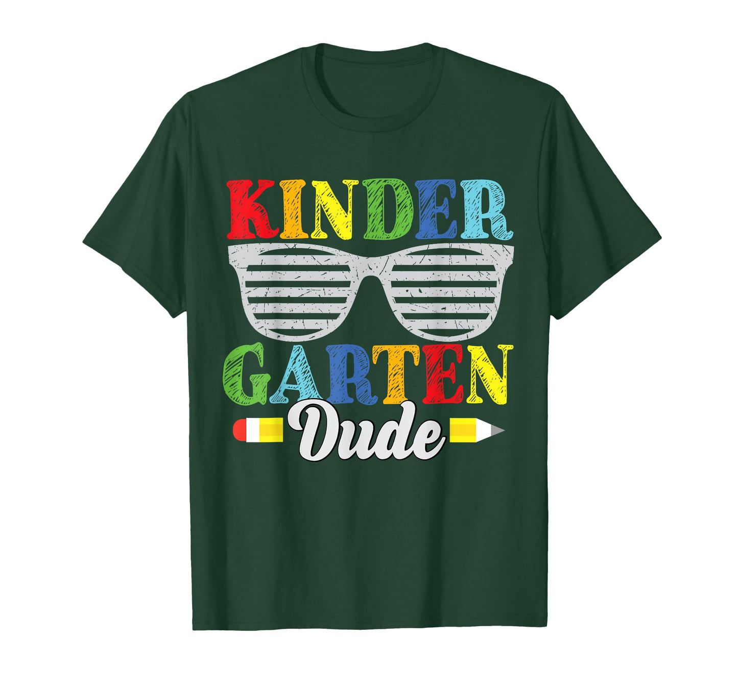 Kindergarten Dude Funny Back To School Kids Toddlers T-Shirt