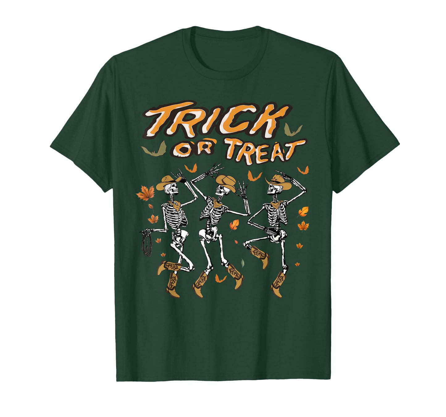 Howdy Ghouls Dancing Cowboy Skeleton Cowboy T-Shirt