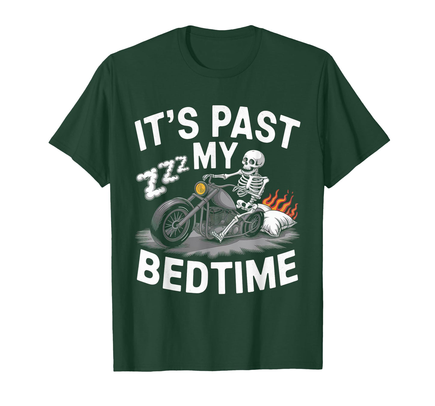 Funny Tshirt Men Humor Skeleton Meme Sarcastic Ironic Tired T-Shirt