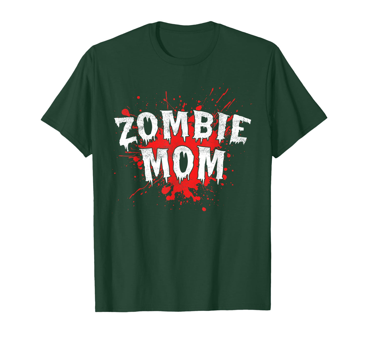 Zombie Mom Halloween Costume Scary Spooky Mom Mama Women T-Shirt