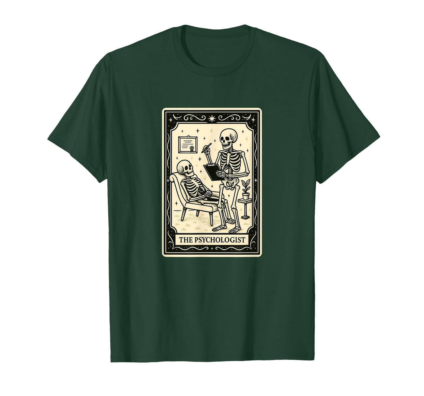 The Psychologist Tarot Card Halloween Spooky Psychology T-Shirt