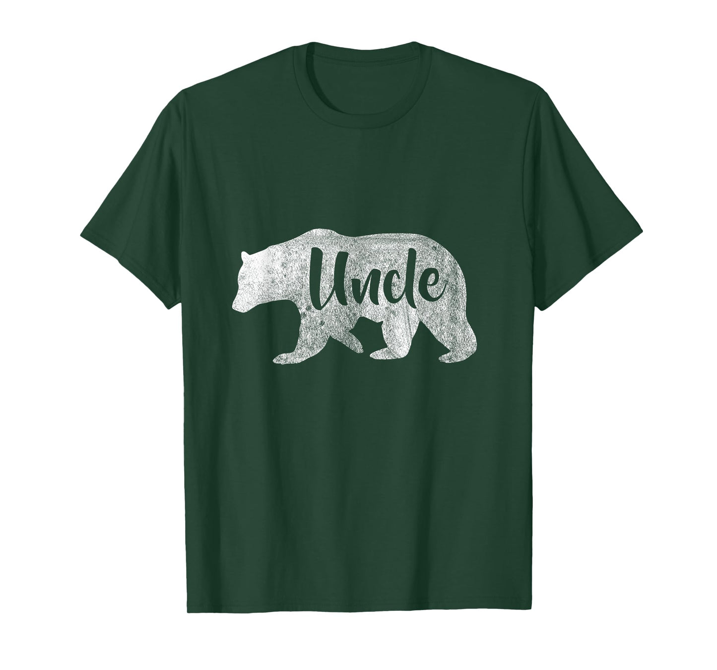 Men's Uncle Bear T-Shirt Cool Outdoors Family Tee T-Shirt