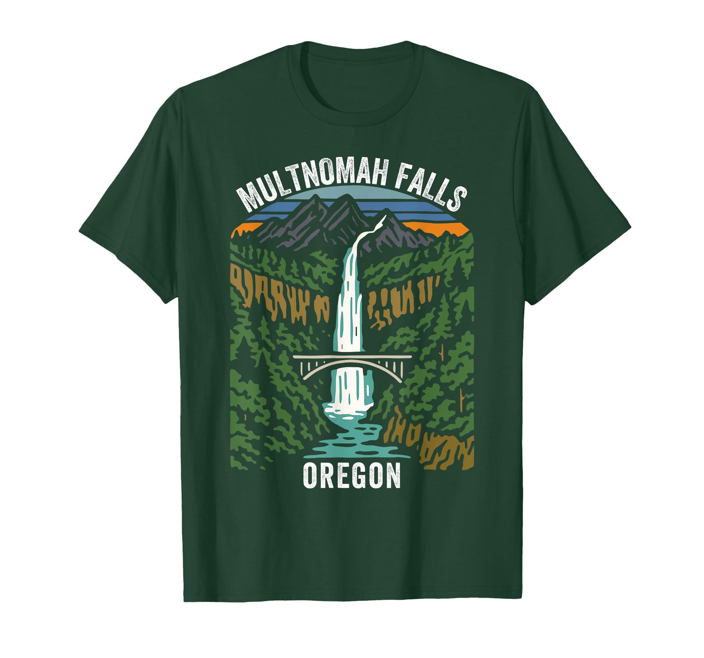 Multnomah Falls Oregon, Multnomah Falls T-Shirt