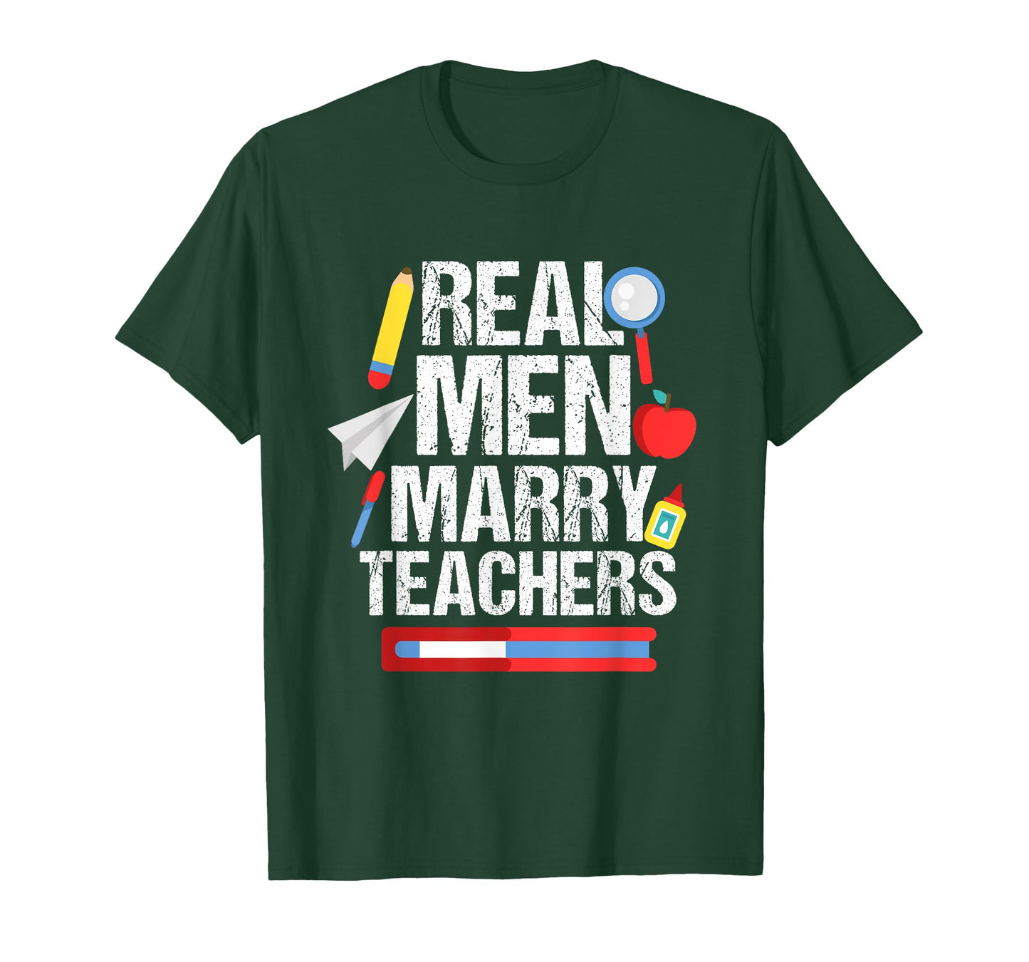 Proud Husband of Teacher Funny Marry Teacher Design Men Women T-Shirt