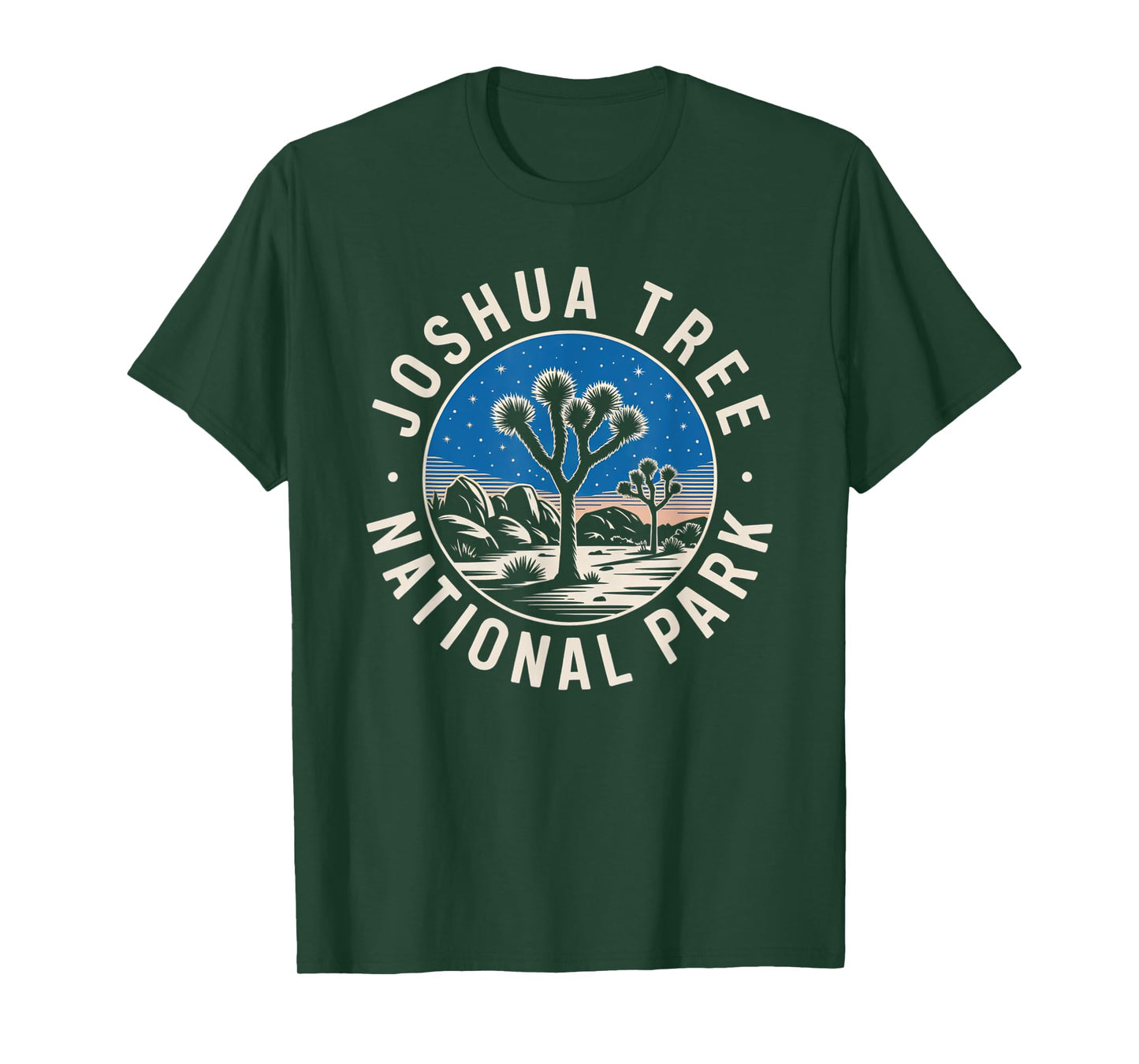 Joshua Tree National Park Retro Hiking US National Park T-Shirt