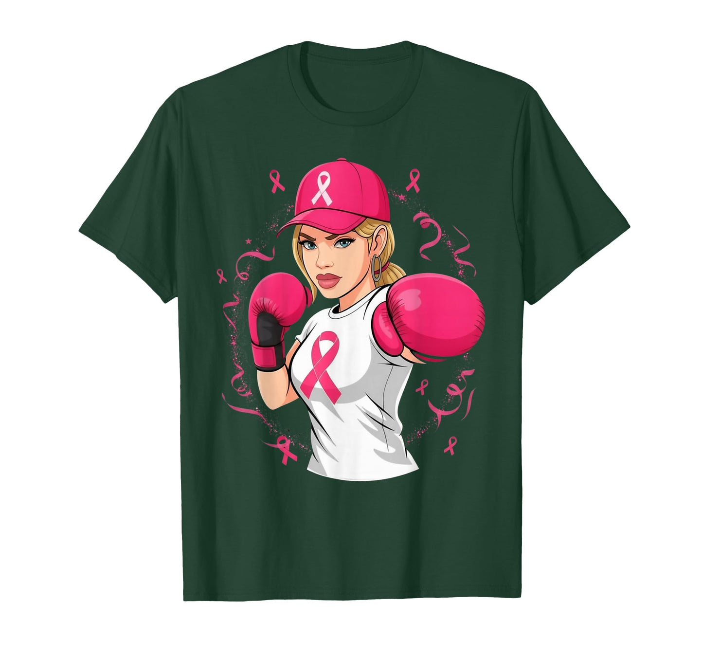 in October We Wear Pink Empower Women Fight Breast Cancer T-Shirt