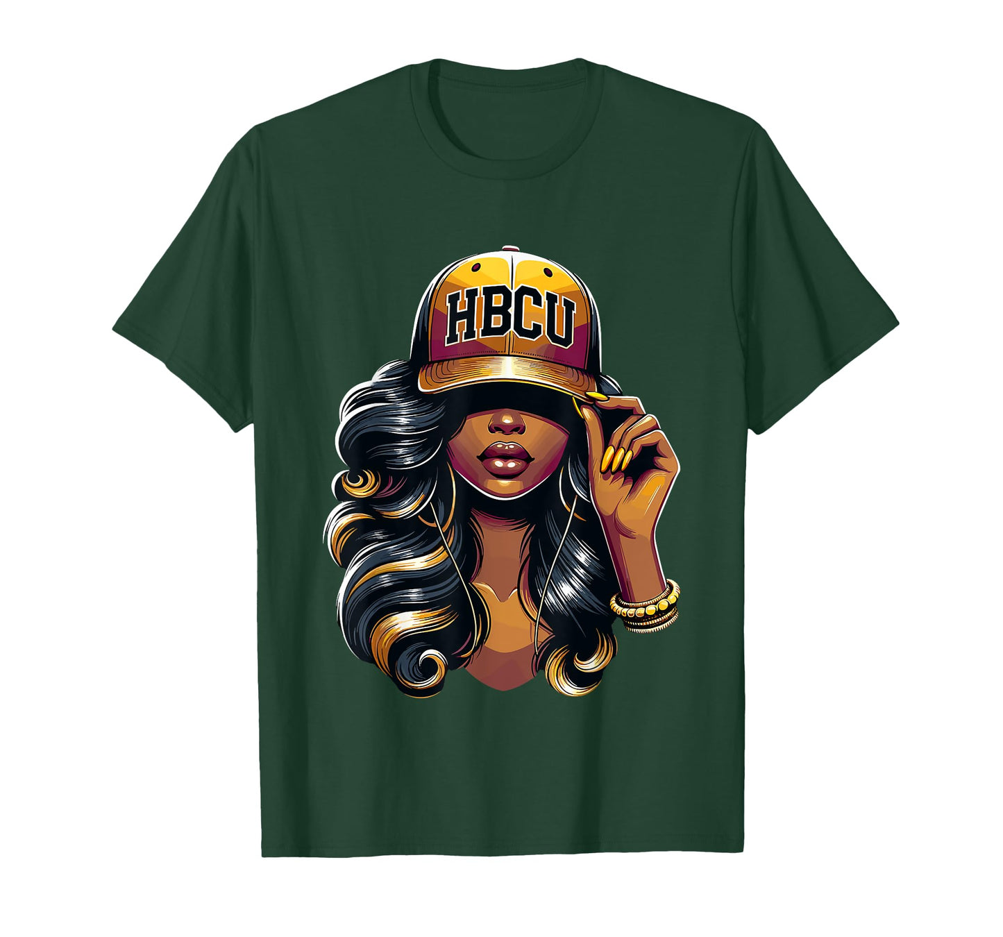 Beautiful Black Educated Girl HBCU T-Shirt
