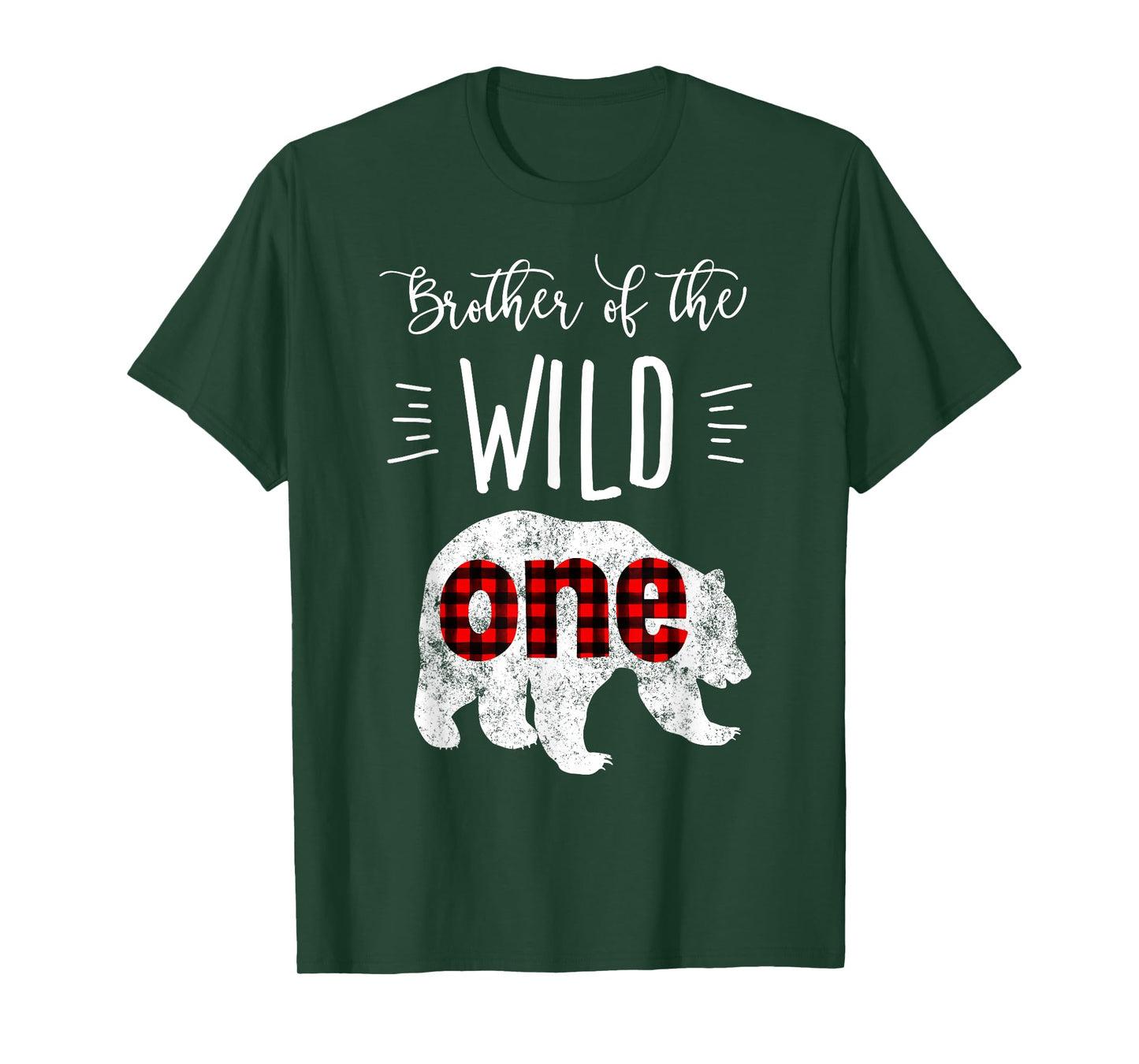 Brother of the Wild One Shirt Bear Lumberjack 1st Birthday T-Shirt