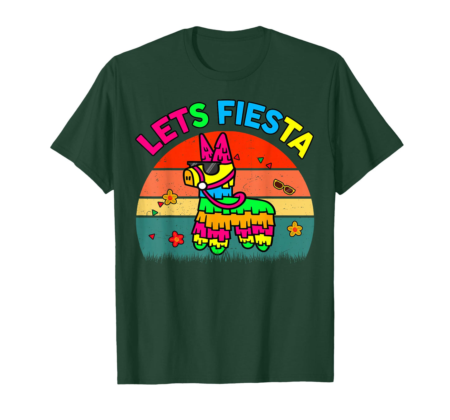 Pinata Cinco De Mayo Shirt Lets Fiesta Funny Mexican Boy Kid T-Shirt