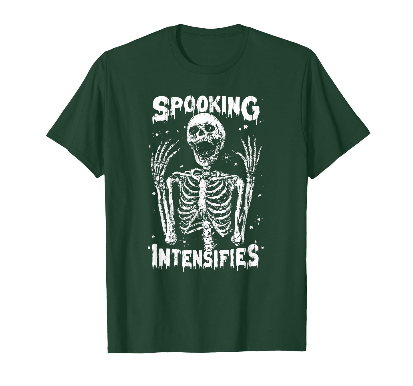Spooking Intensifies, Skeleton Halloween T-Shirt