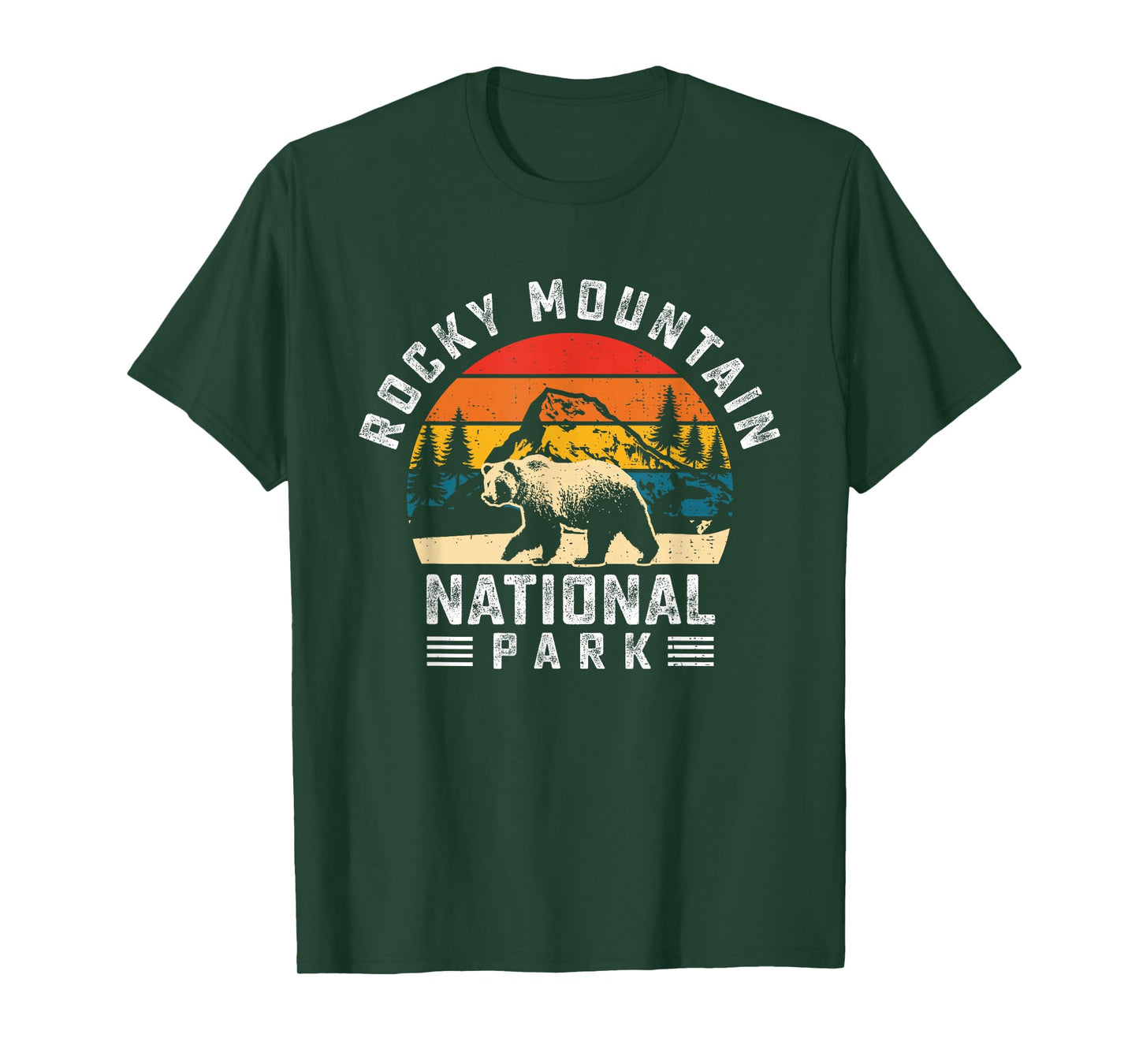 Rocky Mountains National Park Vintage Adventure T-Shirt
