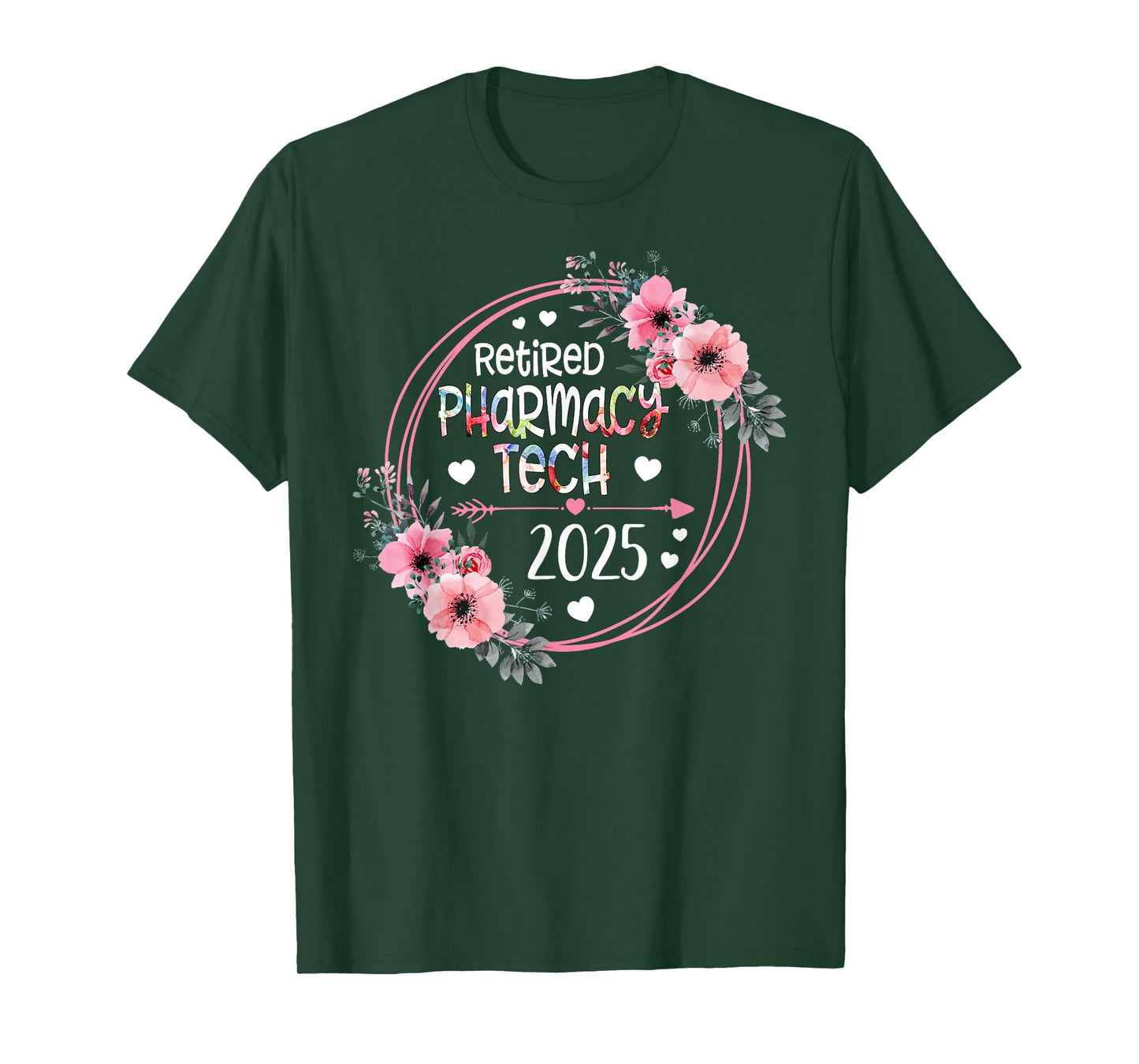 Retired Pharmacy Tech Est 2025 Retirement Gifts RN Nurses T-Shirt