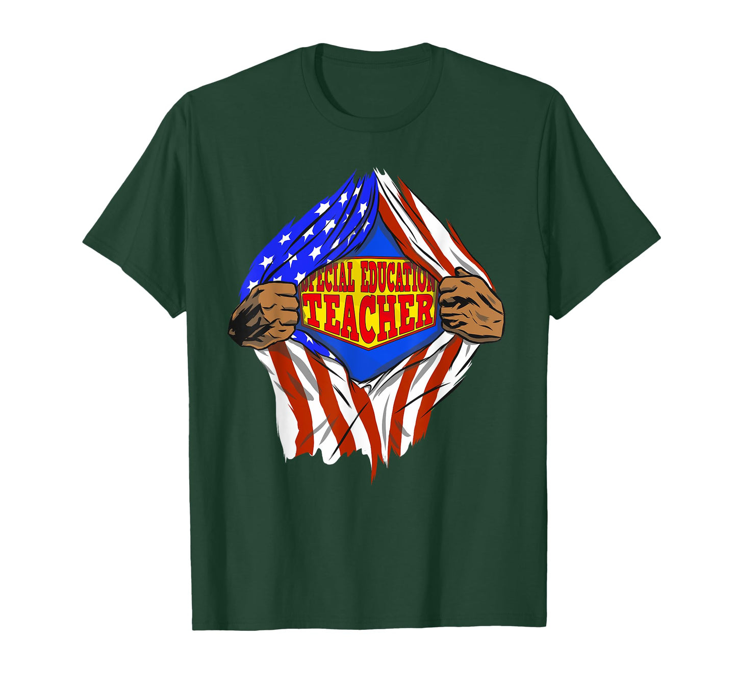 Funny Super Special Education Teacher Hero Job Men Women T-Shirt