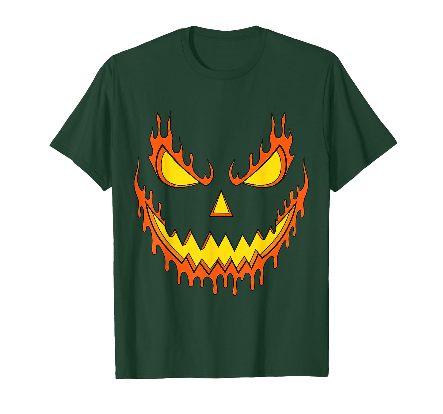 Scary Jack o Lantern JackoLantern Halloween Pumpkin Face T-Shirt