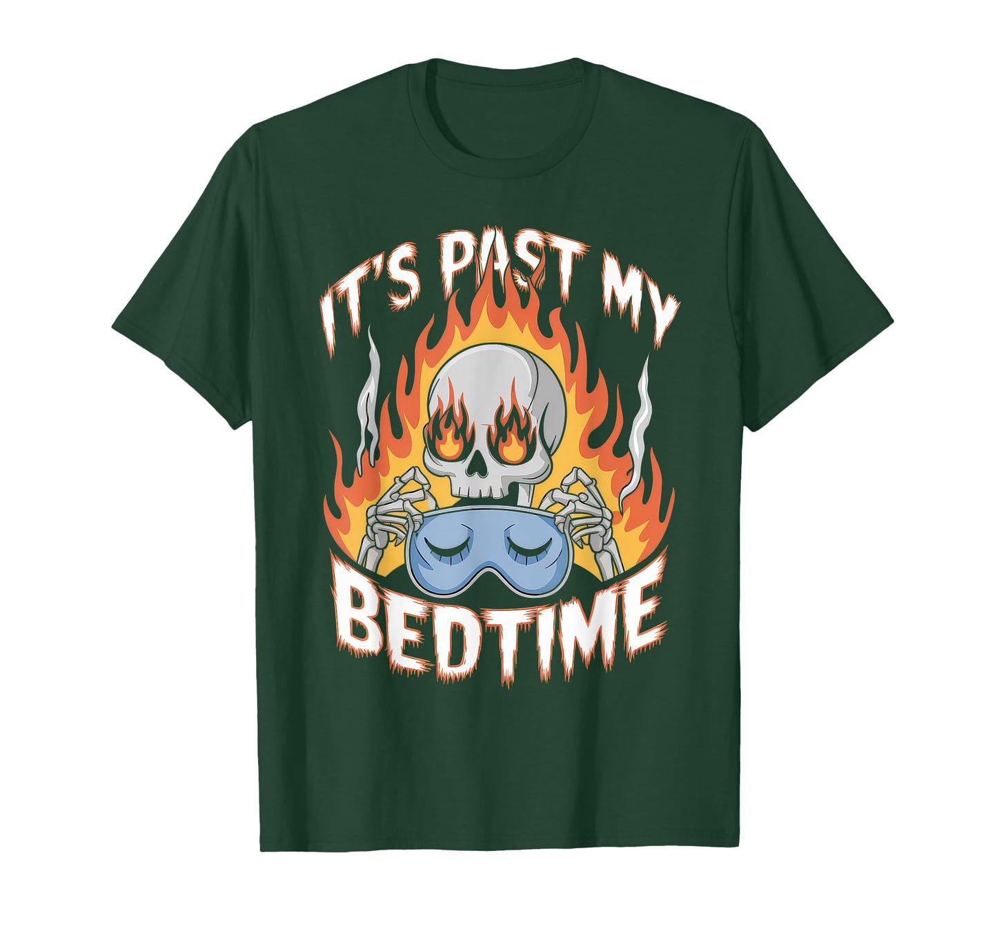 Funny Tshirt Men Humor Skeleton Meme Sarcastic Ironic Tired T-Shirt