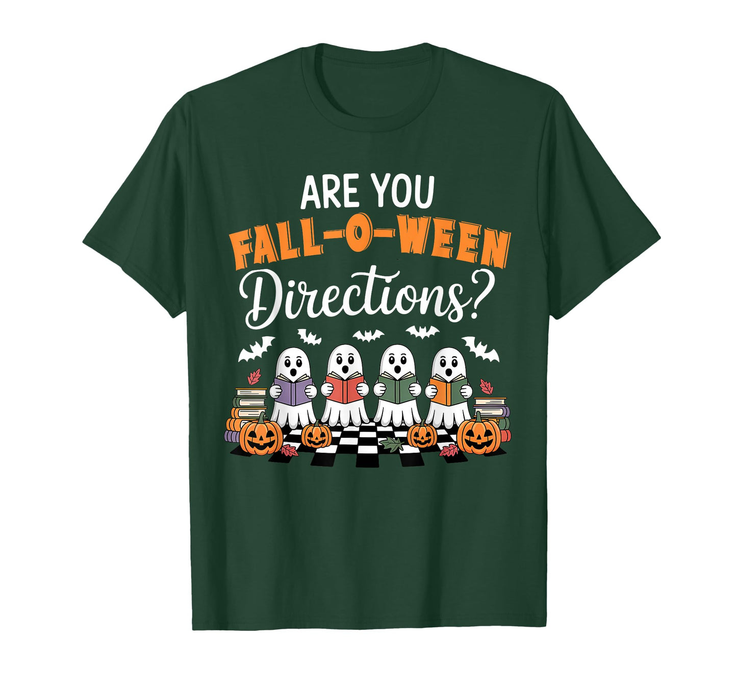 Funny Halloween Teacher Joke are You Fall O Ween Directions T-Shirt