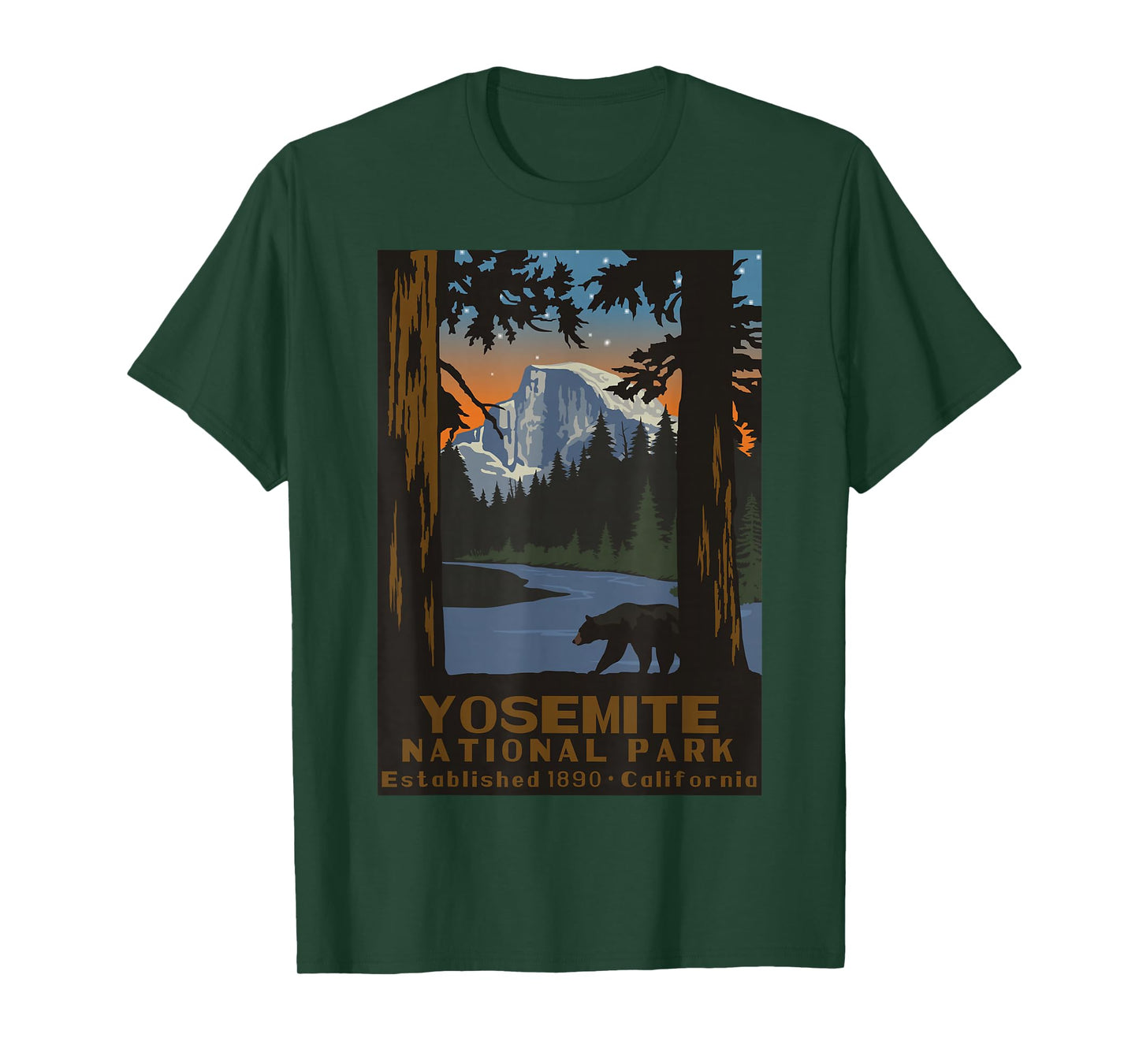 Yosemite Shirt Vintage National Park T-Shirt