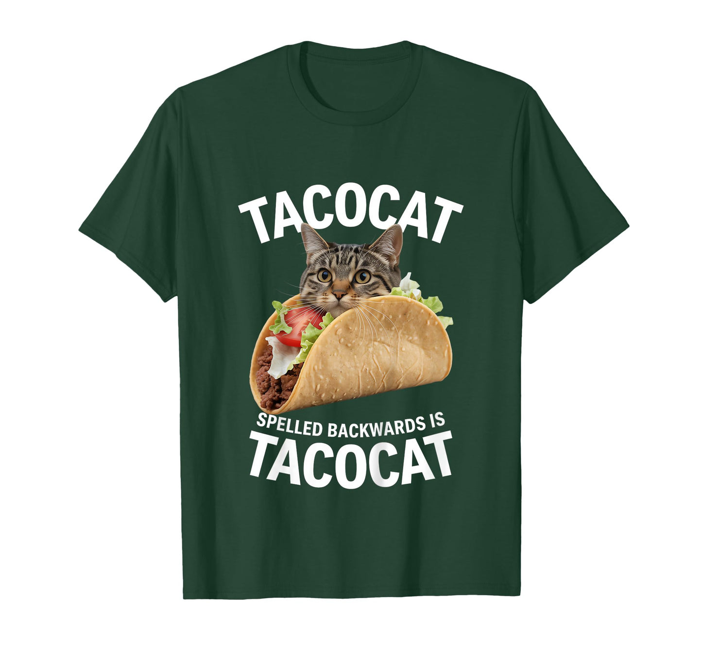 Tacocat Spelled Backwards Tshirt Youth T-Shirt
