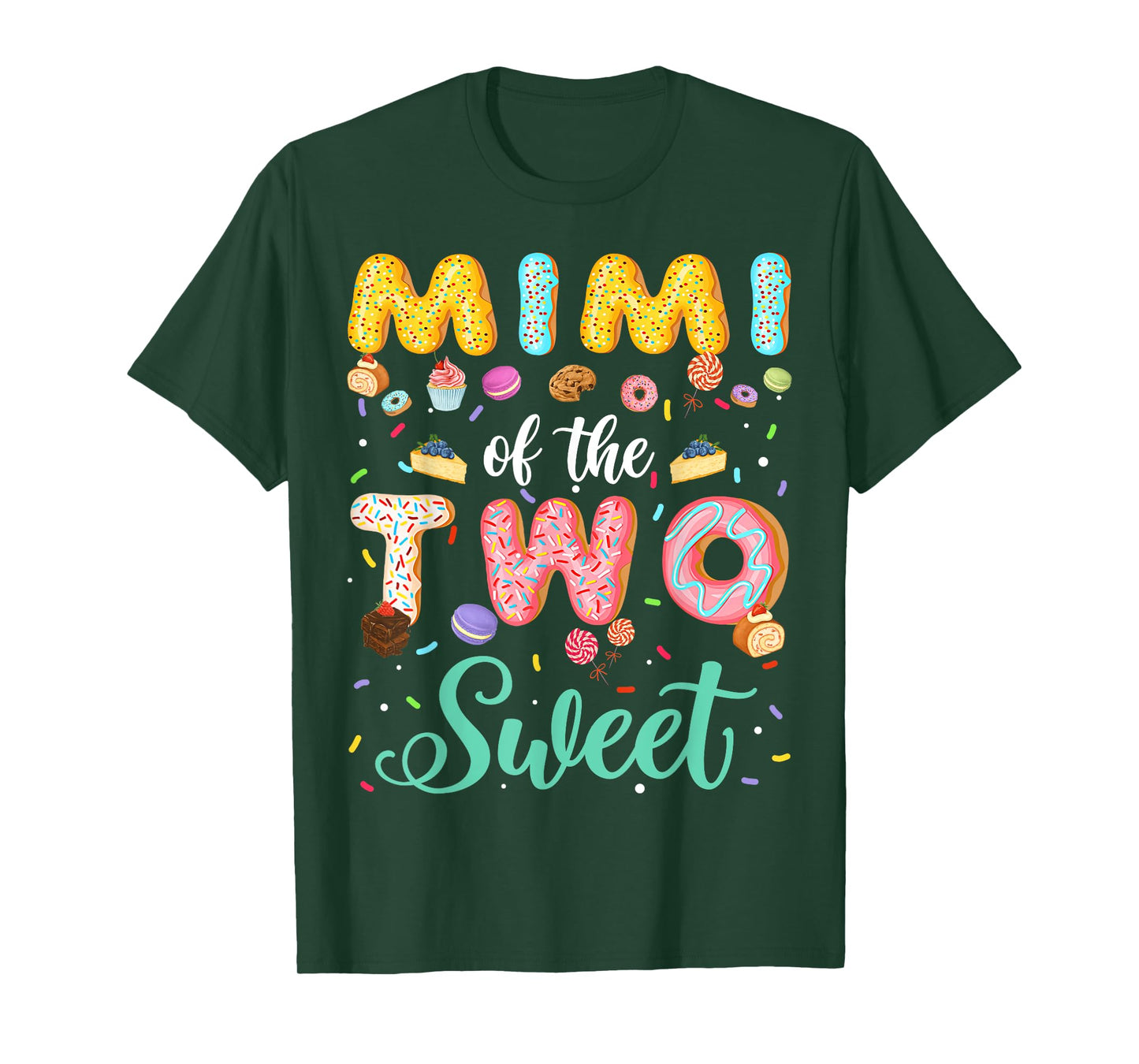 Mimi Of The Two Sweet Birthday Girl Donut Lover T-Shirt