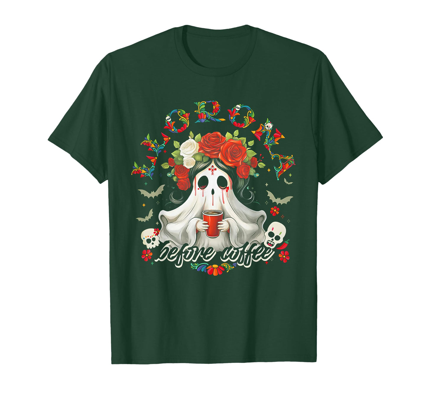 Llorona Before Coffee T-Shirt