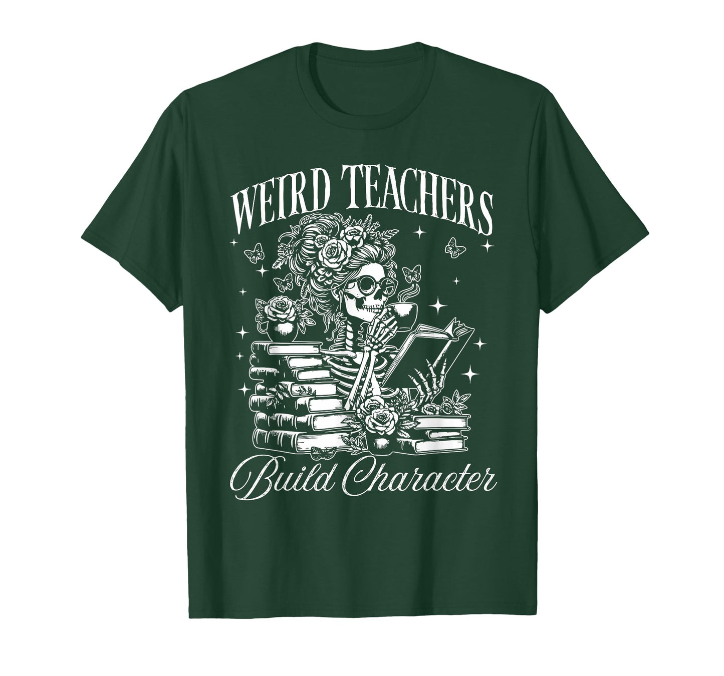 Weird Teachers Build Character Shirt - Teacher Halloween T-Shirt