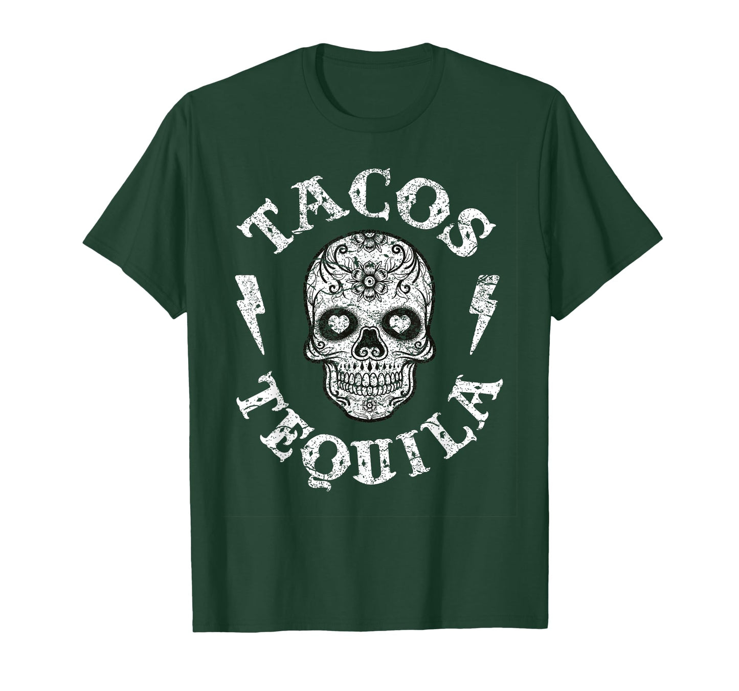 Sugar Skull Tacos & Tequila Apparel Mexican Fun Wear Women T-Shirt