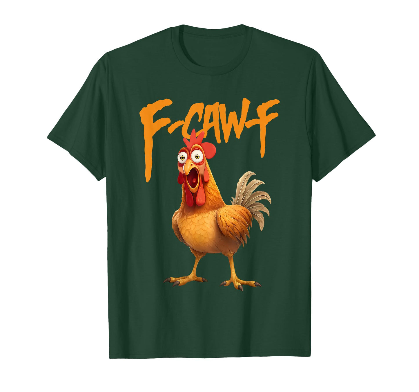 Funny F-Caw-F Chicken FCAWF Rooster Halloween Bird Crow T-Shirt