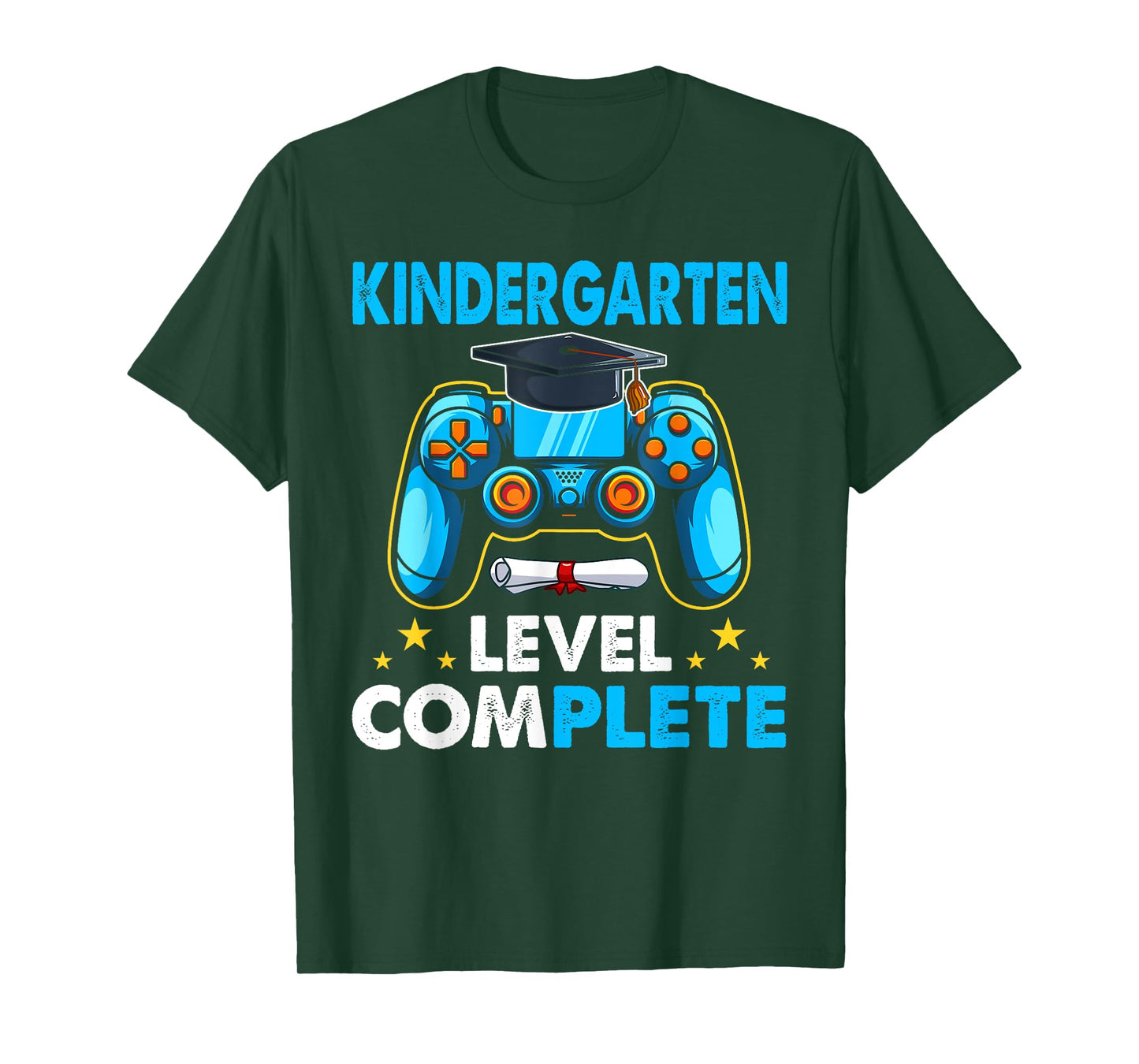 Kindergarten Level Complete Last Day Of School Graduate Boys T-Shirt