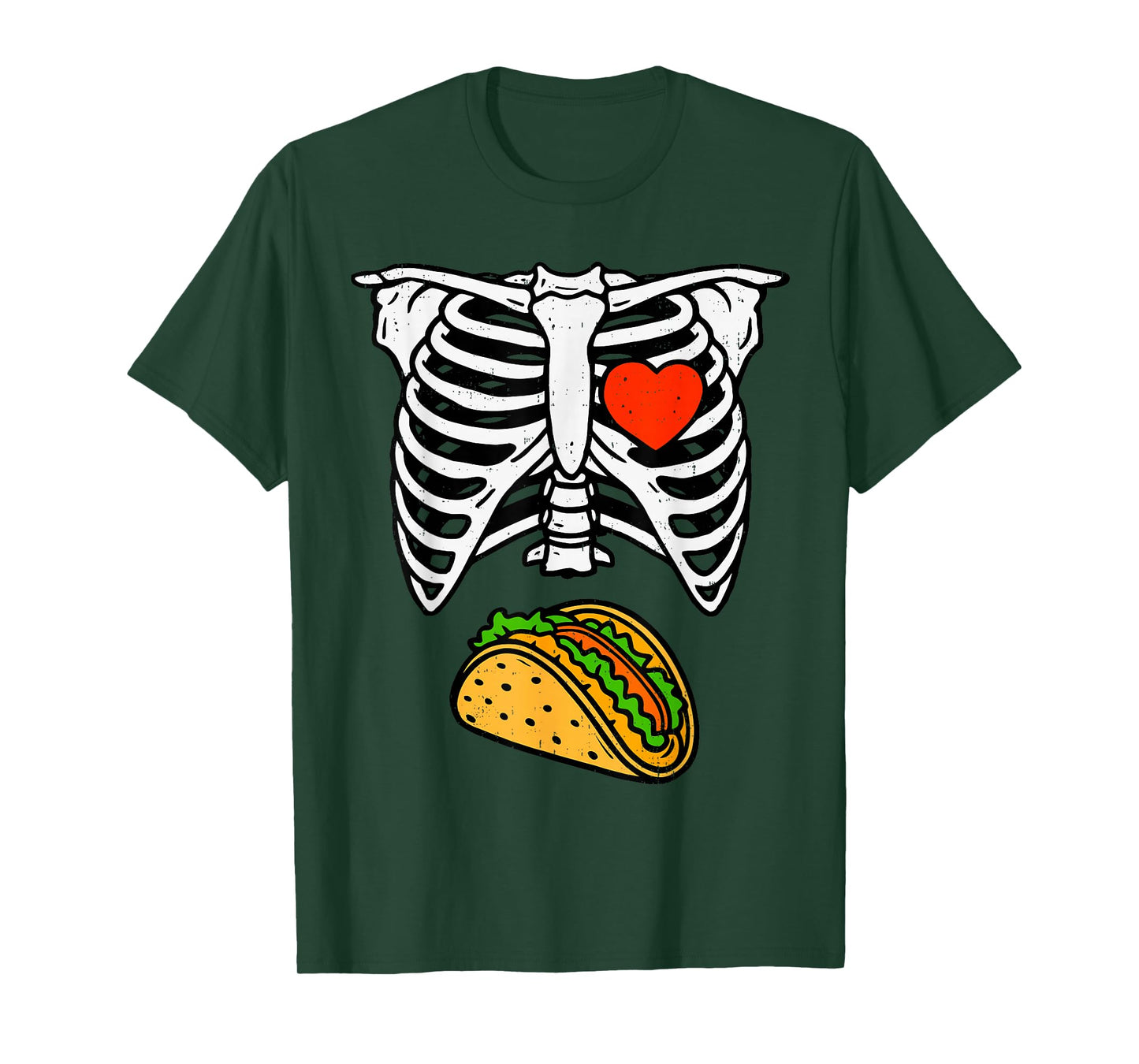 Funny Skeleton Tacos Halloween Costume Boys Teens Girls Kids T-Shirt