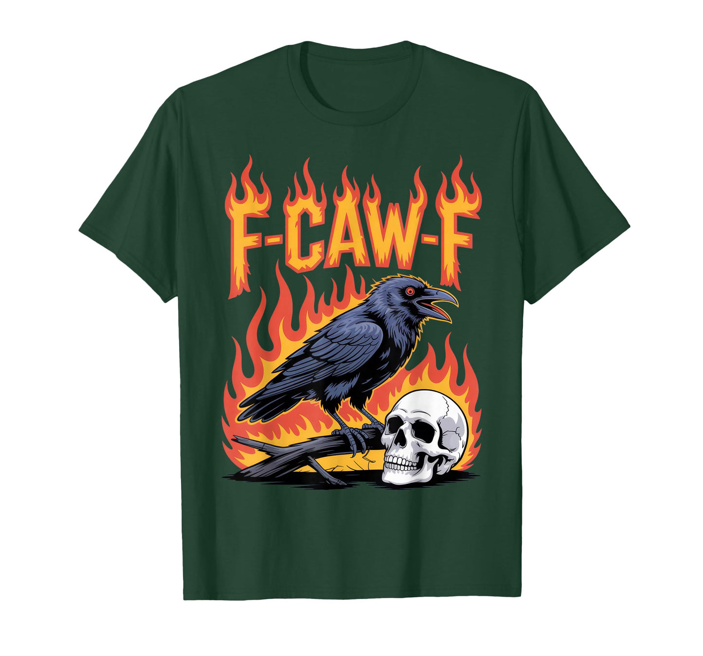 F-CAW-F Raven Lovers Halloween Party Attire T-Shirt