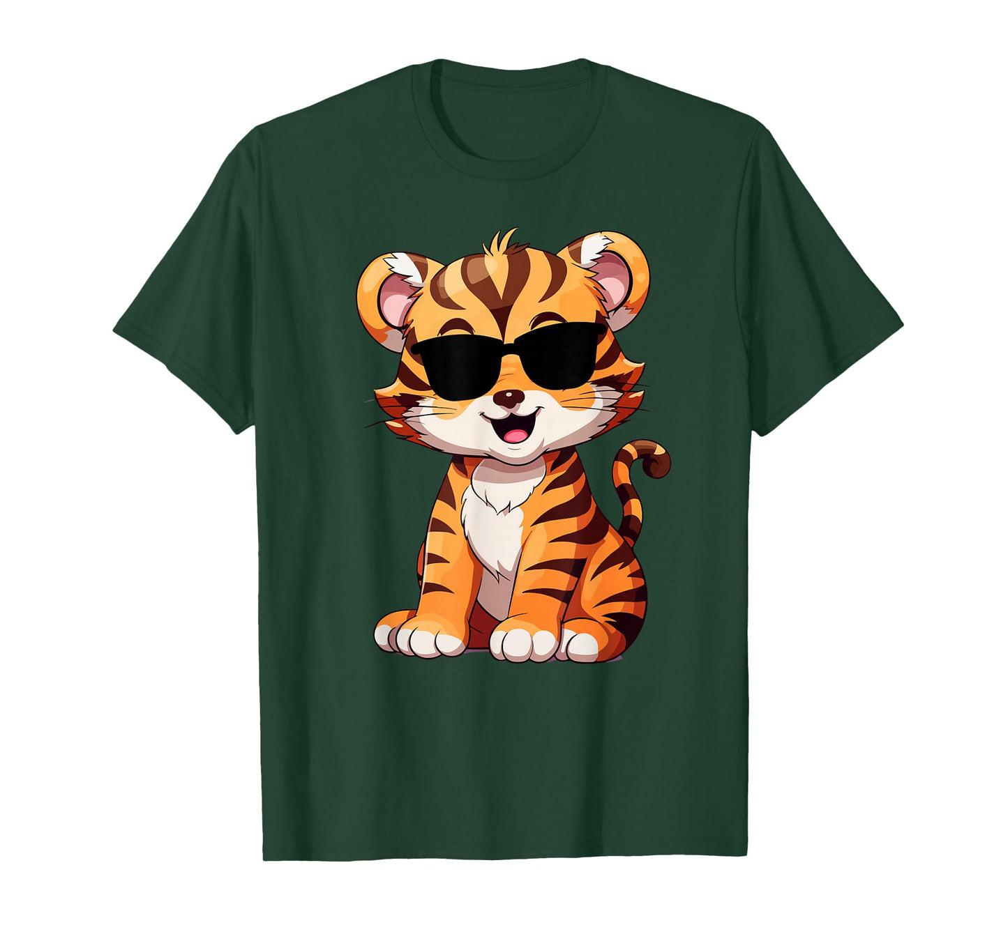 Tiger tshirt Spirit Tiger cub Face Wild Animal Colorful 80s T-Shirt
