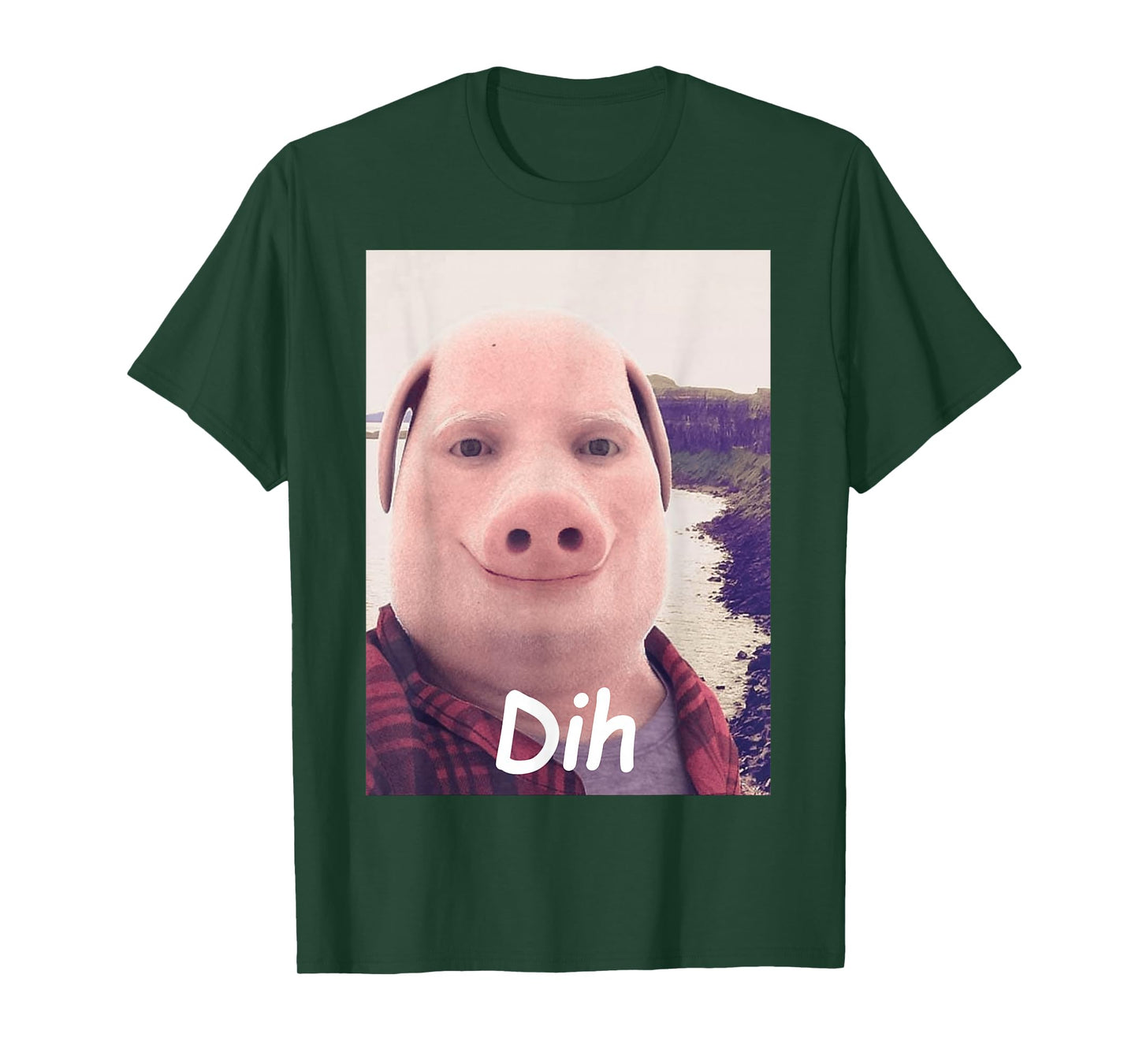 Dih John Pork Meme Funny Brainrot Fih Calling Inapproriate T-Shirt - T-Shirt | Forest