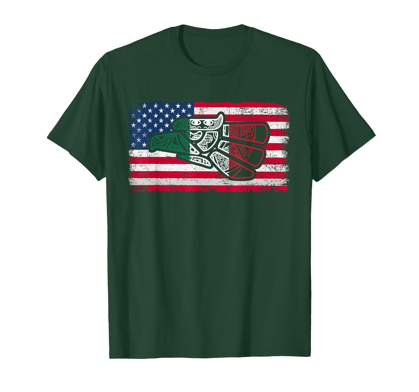 Mexico Vintage Mexican Flag Pride Hecho en Mexico Jersey USA T-Shirt