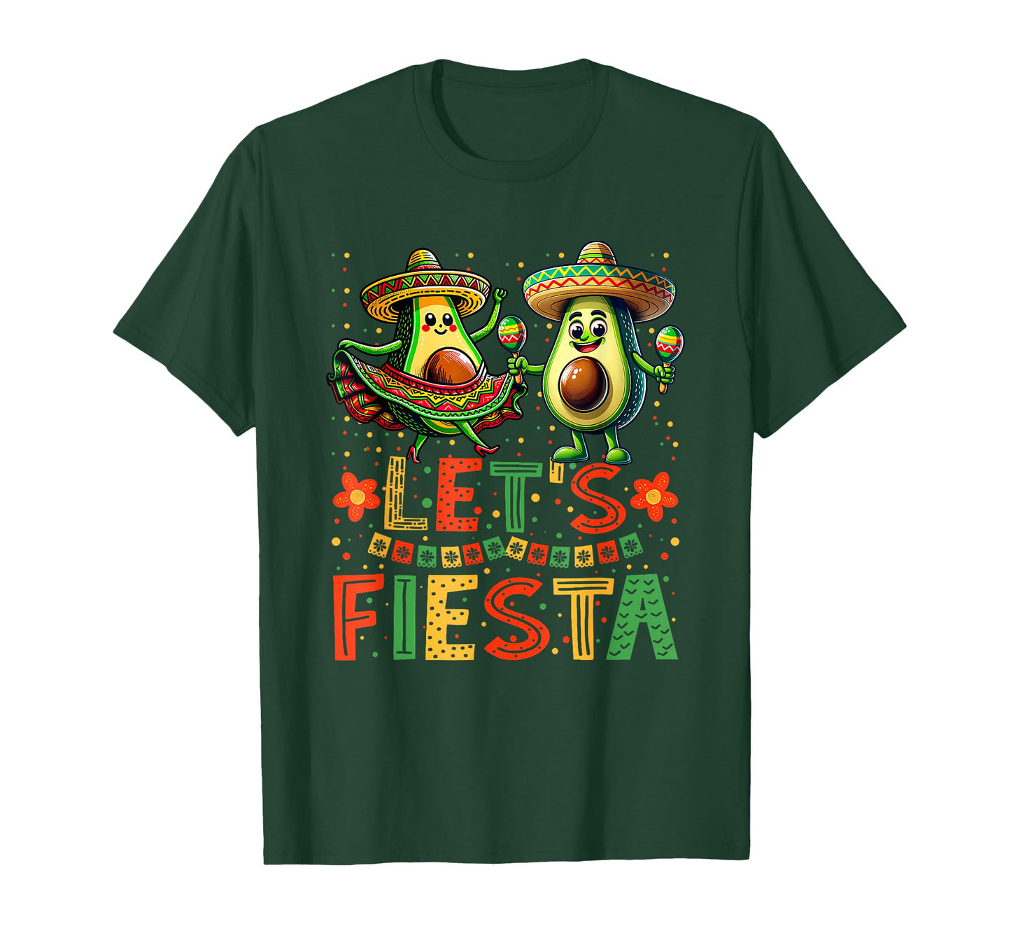 Lets Fiesta 5 Cinco De Mayo For Women Men Boys Girls Mexican T-Shirt