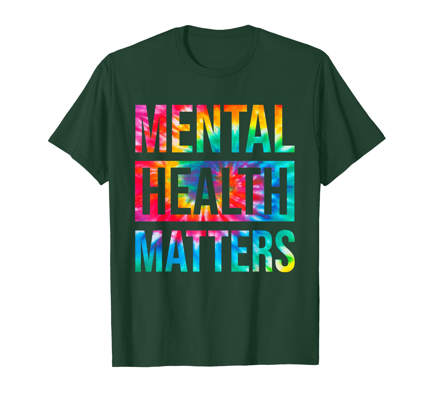 Tie Dye Mental Health Matters End The Stigma Mental Awarenes T-Shirt