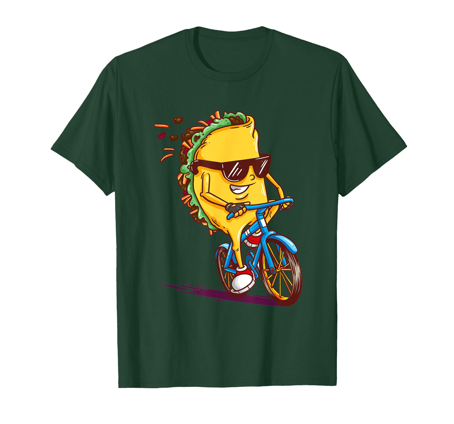 Cycling Tacos Shirt for Men Road Bike Bicycle Cyclist Gift T-Shirt