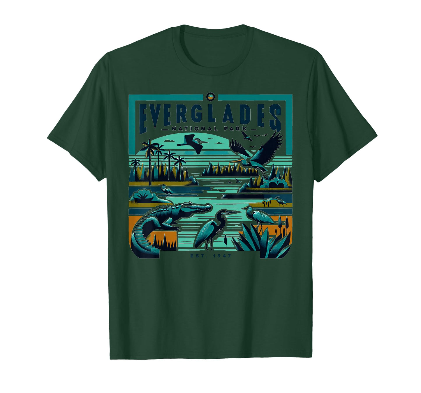 Everglades National Park Florida Modern Style T-Shirt