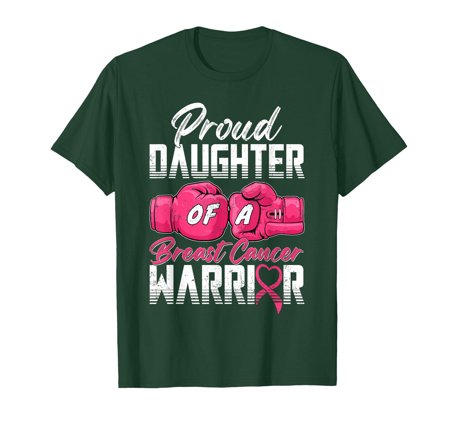 Proud Daughter Of A Breast Cancer Warrior Cancer Survivor T-Shirt