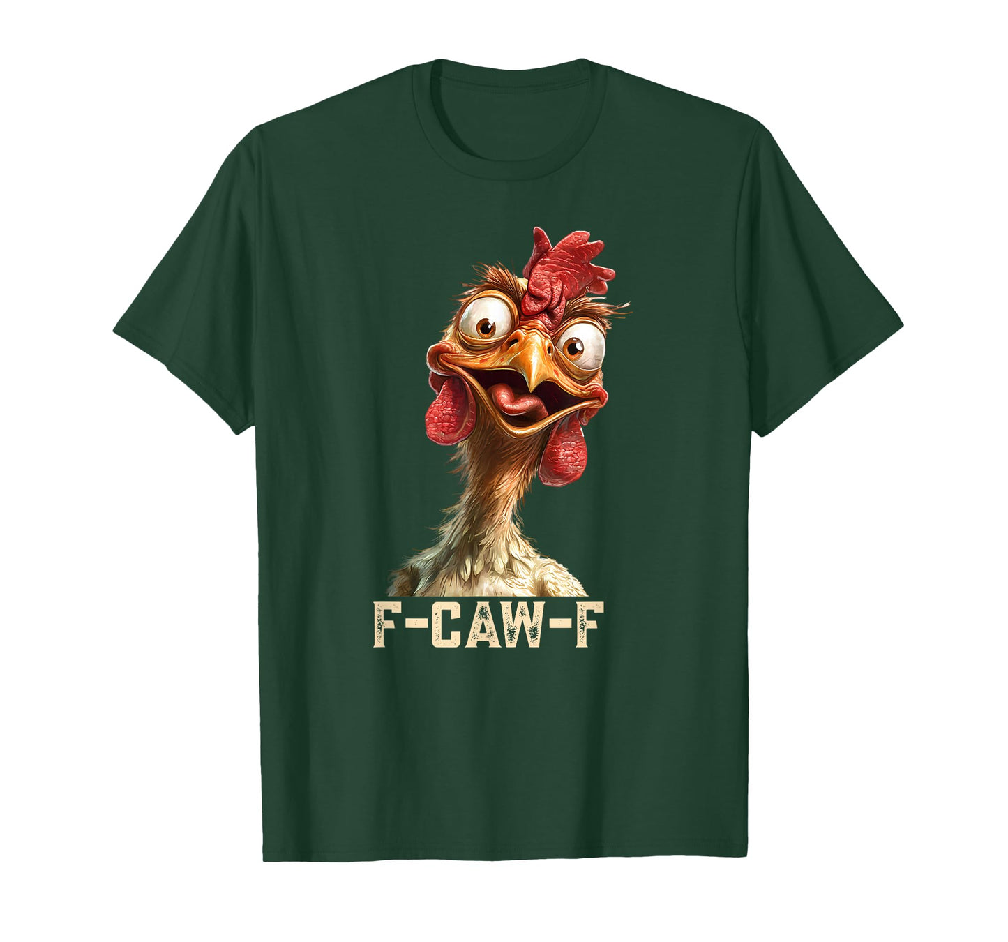 F-Caw-F Funny Chicken Humor Rooster Meme F Caw F Chicken T-Shirt