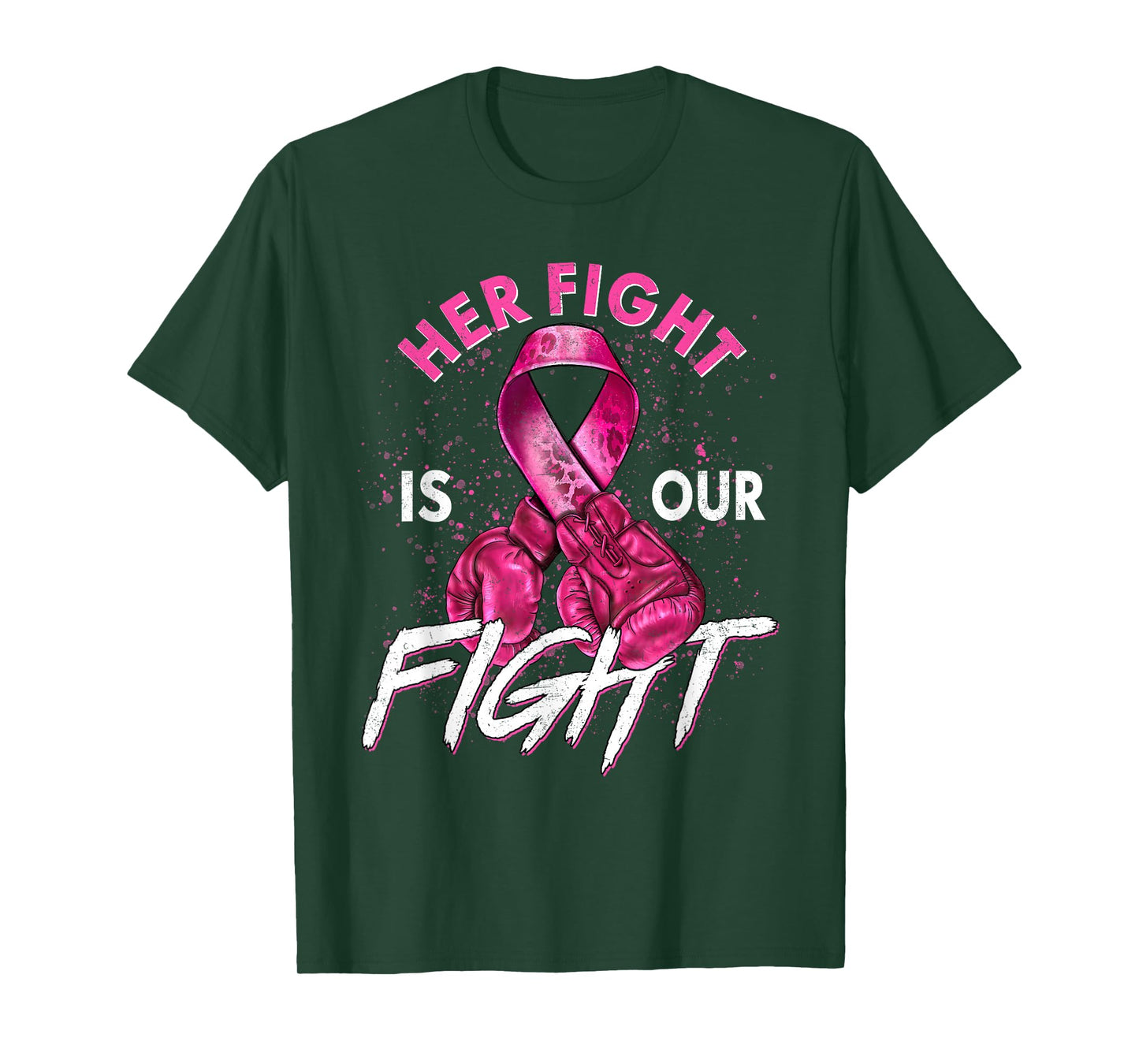 Breast Cancer Her Fight Is Our Fight Breast Cancer Awareness T-Shirt